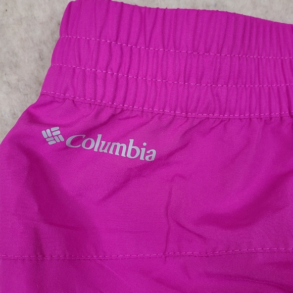 Columbia Girls Swim Shorts with Pockets Hot Pink Magenta Size Girls Large - Picture 3 of 5